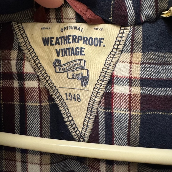 Men’s Weatherproof Vintage Maroon Puffer Vest with Hood Sz L EUC - Picture 6 of 12